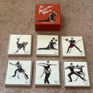 An American in Paris 6 coaster set The Andrea Selby Collection